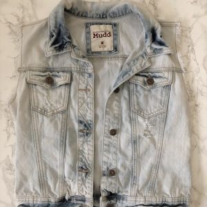Mudd denim vest size M